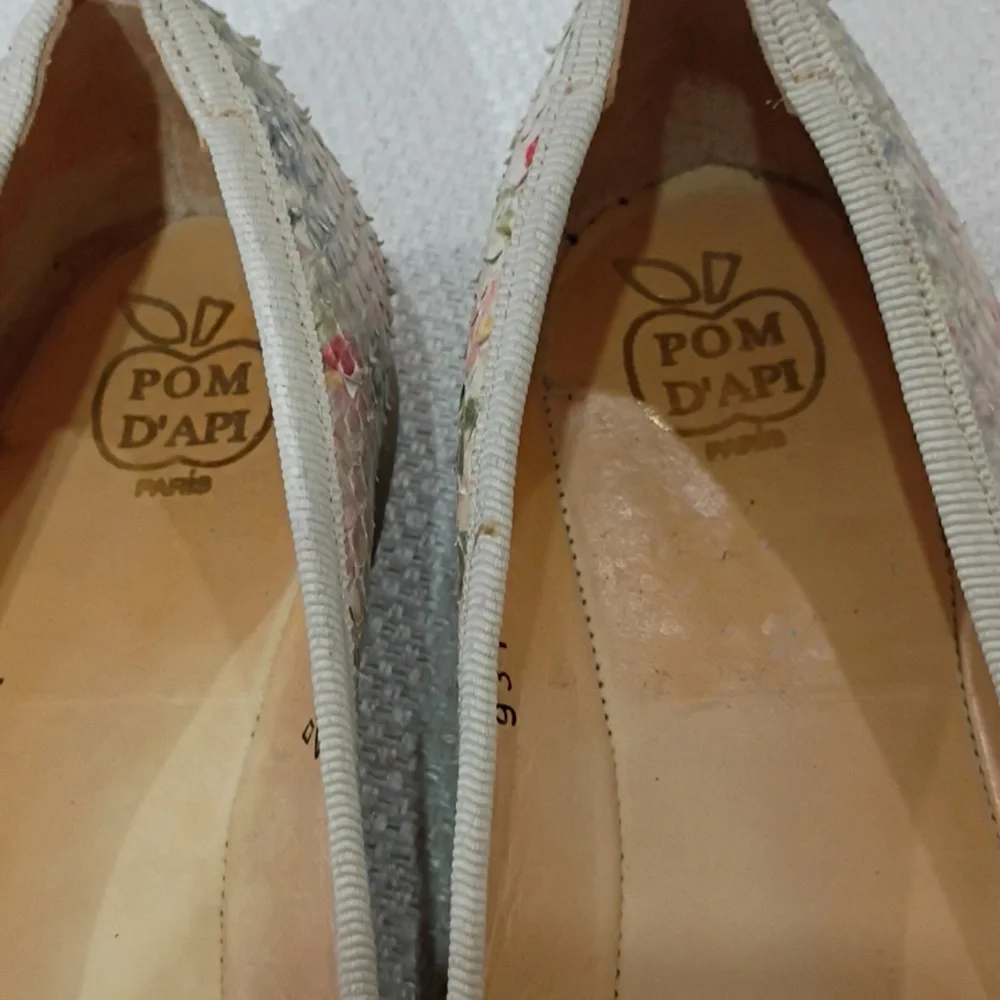 Pom D'Api Women's Multicolor Floral Flats - Picture 4 of 8